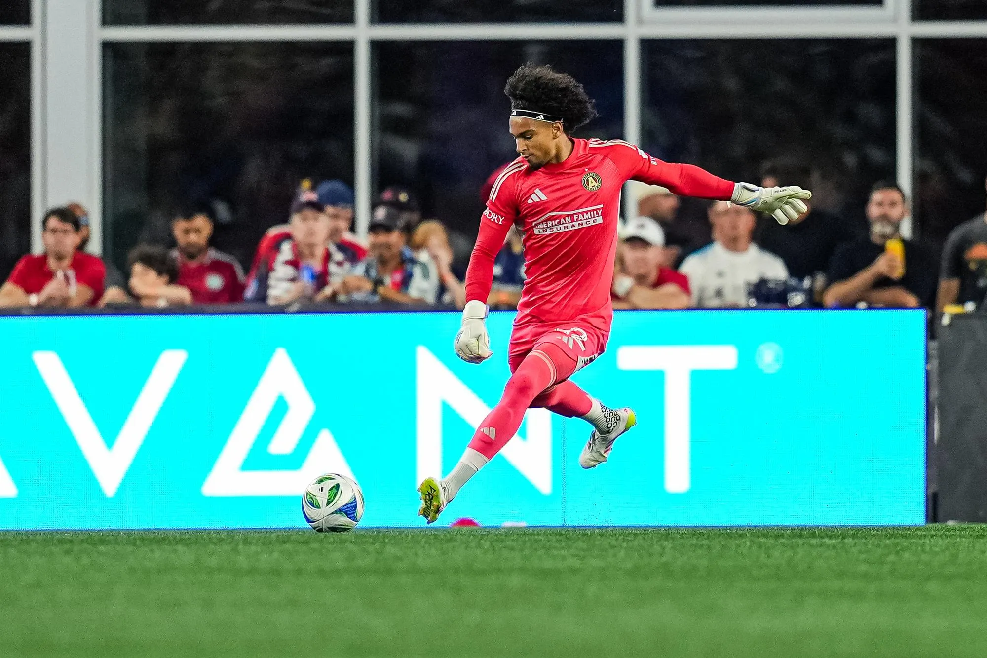 Atlanta United goalkeeper Jayden Hibbert, September 27, 2025. (Photo by Matthew Dingle/Atlanta United)